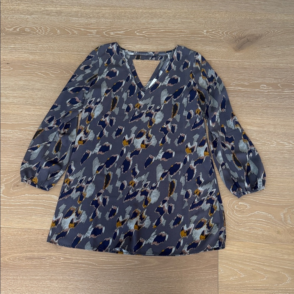 Leith Women's Abstract Blue Dress